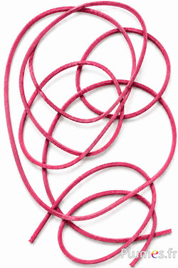 Leren riem - dikte 2 mm - roze